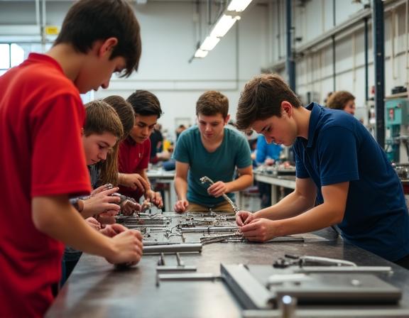 STEAM metalwork workshop for school and alternative education students in Dublin
